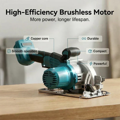 ⏰ Flash Sale! Brushless Cordless Circular Saw – 2 Batteries 🔥🪚⚡🔋