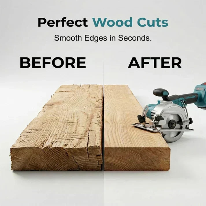 ⏰ Flash Sale! Brushless Cordless Circular Saw – 2 Batteries 🔥🪚⚡🔋