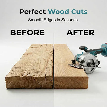 ⏰ Flash Sale! Brushless Cordless Circular Saw – 2 Batteries 🔥🪚⚡🔋