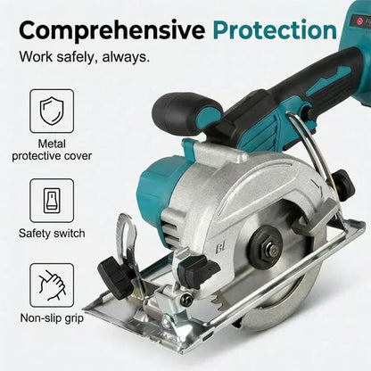 ⏰ Flash Sale! Brushless Cordless Circular Saw – 2 Batteries 🔥🪚⚡🔋