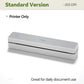 Portable Wireless Bluetooth Thermal Printer, Inkless Travel Printer for iOS Android Laptop, Mobile Printer for Home Office, Supports 8.5x11 US Letter & A4 Paper