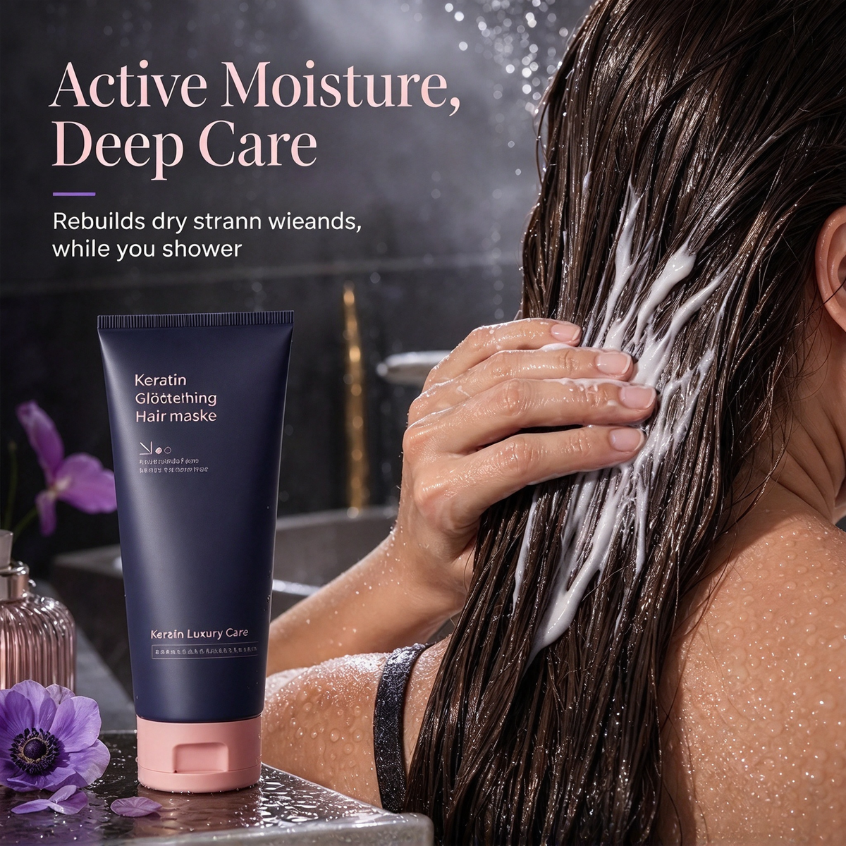 Keratin Smoothing Hair Mask 320ml Nourishing & Repairing Treatment for Dry, Frizzy & Damaged Hair 🧴