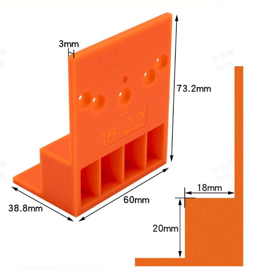 🔧 Wardrobe Panel Alignment Jig: One-Hand Solo Installation, Flush Edges, Solid Molded, 20/22mm