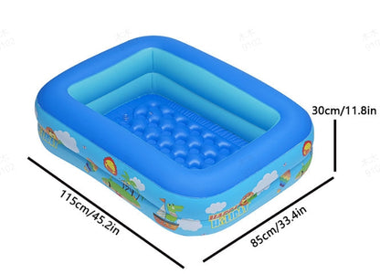 📢📢50% OFF !! ⏰ Children's Inflatable Pool – Sturdy PVC & easy setup – Perfect for backyard fun on hot days – safe and colourful for kids 🌞✨