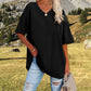 🌷🌷2026 Summer Sale 50% OFF☀️Women's Summer Half Sleeve Casual Loose Fit Cotton Tunic T-shirt