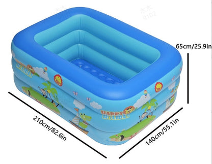 📢📢50% OFF !! ⏰ Children's Inflatable Pool – Sturdy PVC & easy setup – Perfect for backyard fun on hot days – safe and colourful for kids 🌞✨