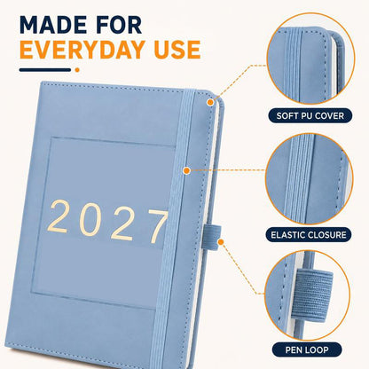 ⏳🔥LIMITED-TIME 50% OFF! ⏰2027 Planner – A5 Size, One Page Per Day with Dates – Perfect for Daily Notes and Future Reference ✨
