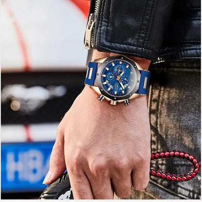⏳Time-Limited Special⏰Men's Outdoor Waterproof Sport Quartz Watch – Chronograph function, durable & water-resistant – Perfect for sports, travel & daily wear 🏃‍♂️