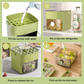 🥳2026 HOT SALE🏖️✅Essential for summer🥤🧊 Ice Cube Maker with Storage – 48 cubes at once, leak‑proof lid. Stackable, saves space. Includes ice scoop & tong.