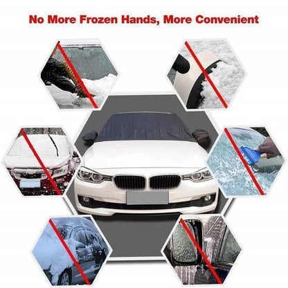 Premium Magnetic Windshield Cover – All-Season Protection Against Snow, Frost & UV