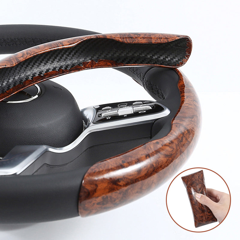 🍃🍃Carbon Fiber Pattern Laser Ultra-thin Non-slip Universal Car Steering Wheel Cover（Buy 2 Free Shipping）