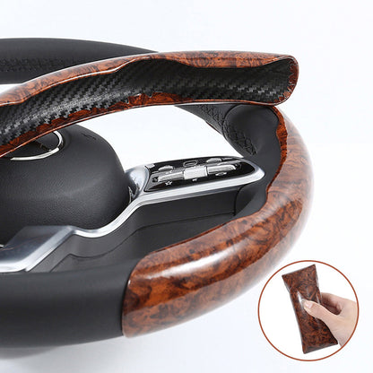 🍃🍃Carbon Fiber Pattern Laser Ultra-thin Non-slip Universal Car Steering Wheel Cover（Buy 2 Free Shipping）