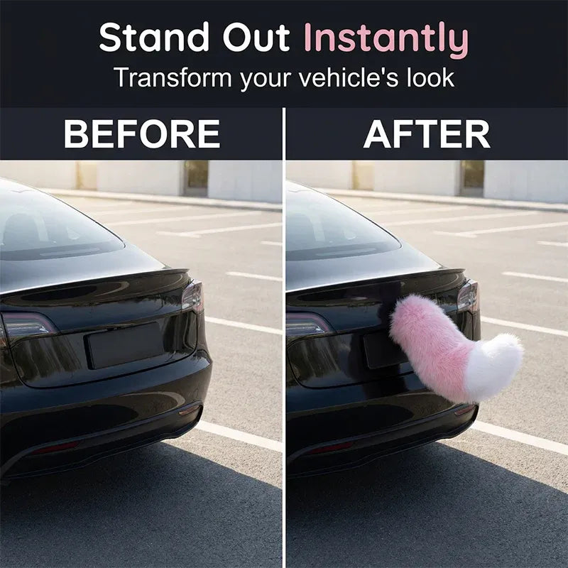 🚗 Make Your Car Stand Out 🐶 Remote Control Animated Car Tail with Fun Motion Effects 🐾