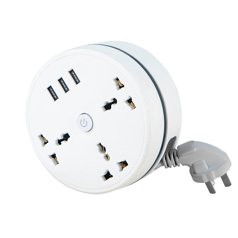 🔌 50% OFF NOW! ⏰ Cord-Winding Universal Power Strip – Built-in cord reel, multiple outlets & surge protection – Keeps cables tidy & organized at home or office ✨