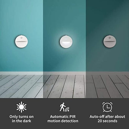 USB Rechargeable Motion Sensor Night Light – Warm or Cool Light
