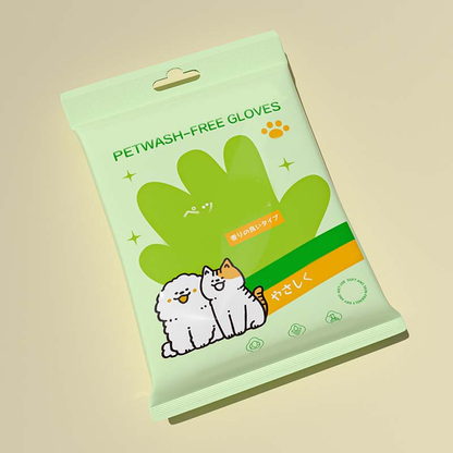 🥳2026 HOT SALE🥳💞50K+ SOLD! 🐾🧤 Rinse-Free Pet Glove Wipes – five-finger design cleans face, paws & underbelly. Deodorizing, antibacterial & hypoallergenic. No bath needed! ✨✅