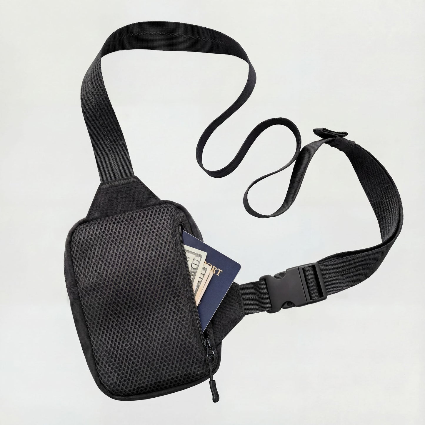 Upgraded 2.0 Travel Sling Bag | Anti-Theft, 500D Nylon, RFID Protection — Limited Time 50% Off