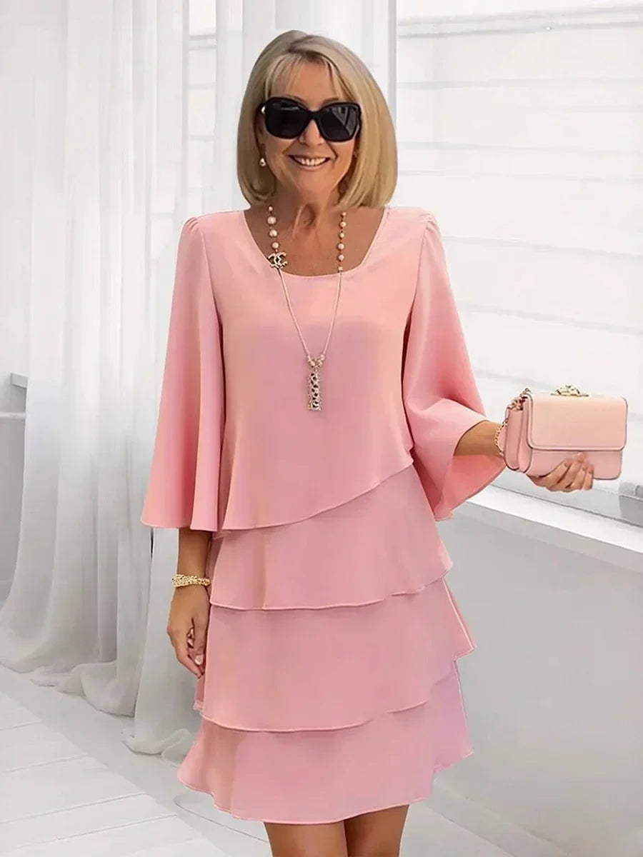 ✨Women's Tiered Ruffle Dress with Flared Sleeves