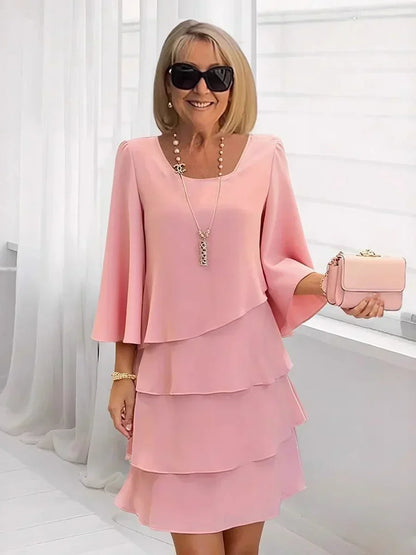 ✨Women's Tiered Ruffle Dress with Flared Sleeves