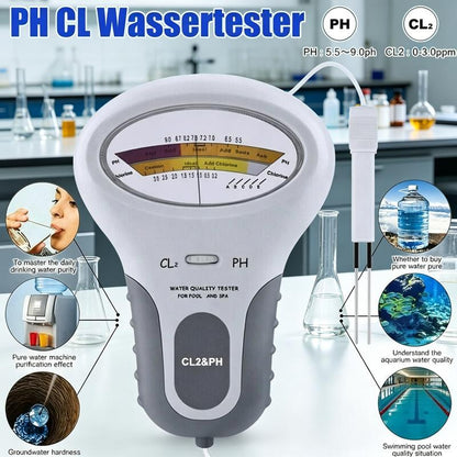 🔬💧PH and chlorine tester for swimming pools – 50% off! Accurate measurement of pH and chlorine levels in your swimming pool – simple, quick and reliable. 🔥🏊