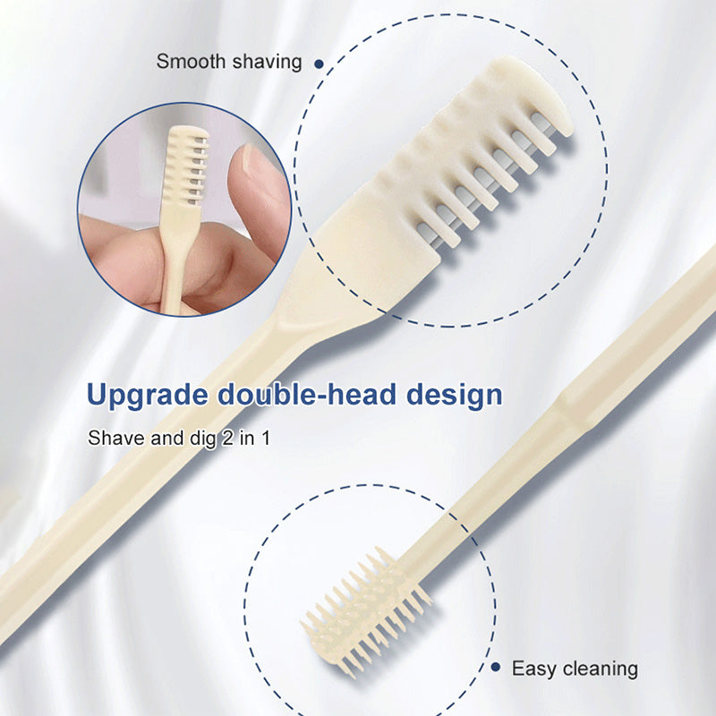 2-in-1 Manual Rotary Nose Hair Cleaner & Trimmer