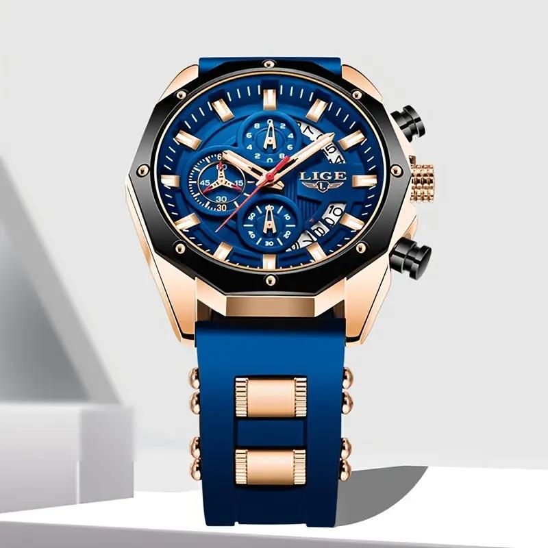⏳Time-Limited Special⏰Men's Outdoor Waterproof Sport Quartz Watch – Chronograph function, durable & water-resistant – Perfect for sports, travel & daily wear 🏃‍♂️