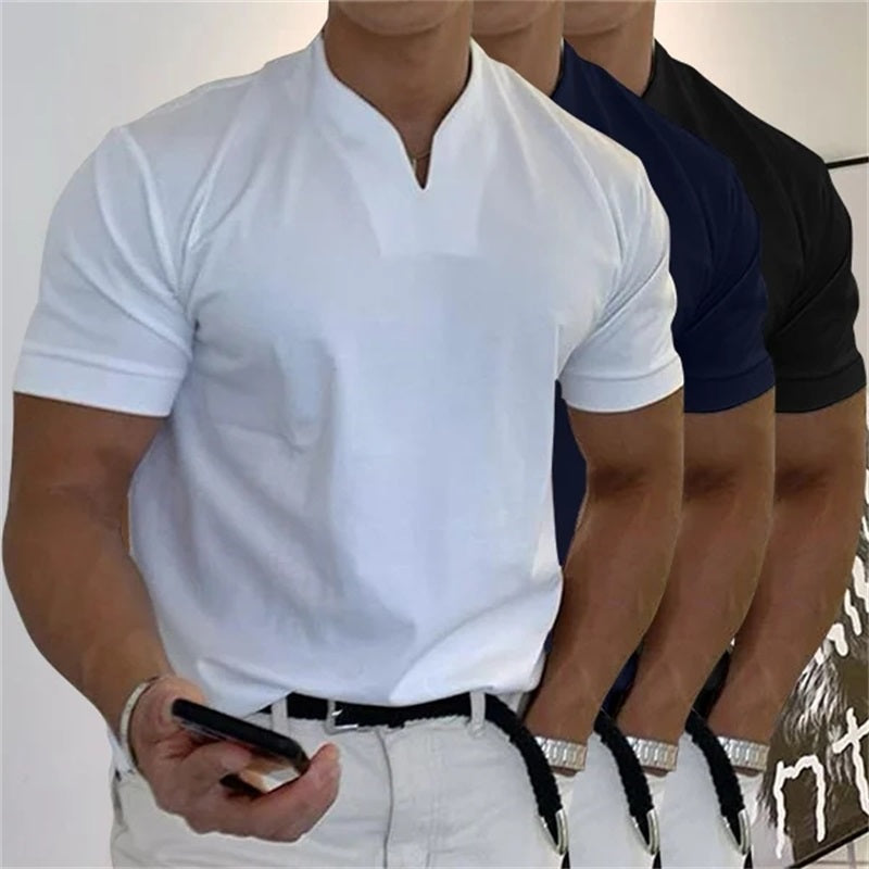 🥳💞Over 50,000 sold!💥Business-casual fitness T-shirt – stay cool and comfortable from the office to the gym. Soft to the touch, breathable and with a sharp cut. An essential addition to your everyday wardrobe💎