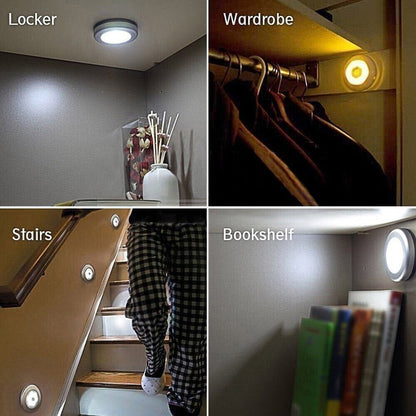 USB Rechargeable Motion Sensor Night Light – Warm or Cool Light