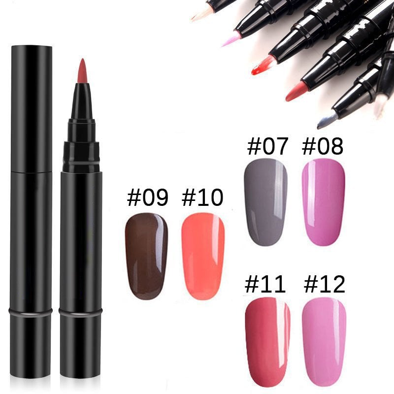 ✨One Step Nail Gel Pen🎨Free handheld mini UV nail lamp💡