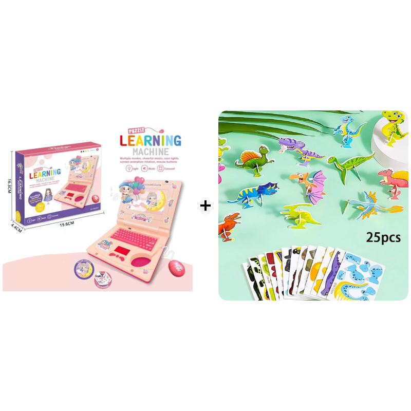 🔥💻 50% Off! 🧸 Interactive Toy Laptop—featuring lights, sounds, and educational games—fostering creativity and motor skills through play 🎵