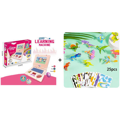 🔥💻 50% Off! 🧸 Interactive Toy Laptop—featuring lights, sounds, and educational games—fostering creativity and motor skills through play 🎵