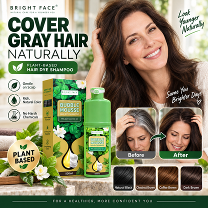 🏆 Last Day Special Price 16.99! 💇‍♀️Long‑Lasting Plant‑Based Foam Hair Dye｜Ammonia‑Free Easy DIY At‑Home Foam Hair Color