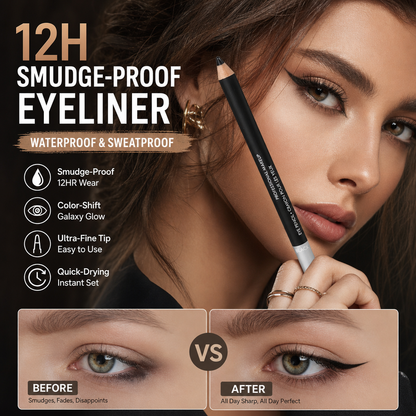 ⏳BUY 1 GET 1 FREE!⏰Soft Smudgeable Eyeliner Pencil – Long-Lasting, Effortless Blend