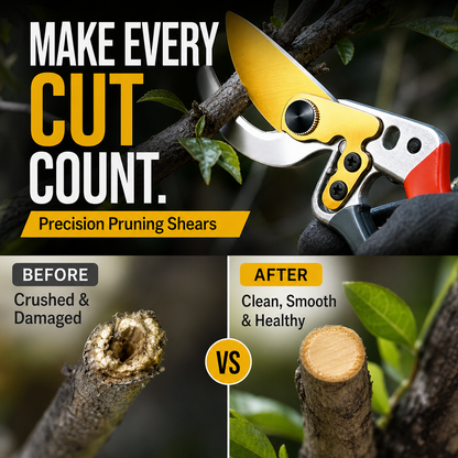🥳HOT SALE🥳💞50K+ SOLD! Pruning Shears – From £12.99! SK5 edge, rubberized grip & 30/50mm capacity. Clean cuts – grab yours! ✅