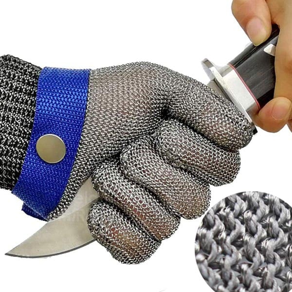 🥳2026 HOT SALE🥳Stainless Steel Mesh Glove – Highest A9 cut level, perfect for butchers & chefs. No more knife accidents! 🔪🚫