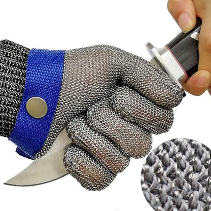 🥳2026 HOT SALE🥳Stainless Steel Mesh Glove – Highest A9 cut level, perfect for butchers & chefs. No more knife accidents! 🔪🚫