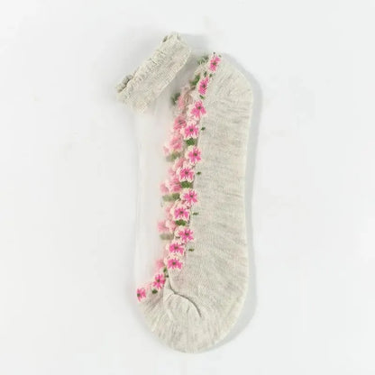 🌺Floral Lace Women's Spring Summer Ankle Socks