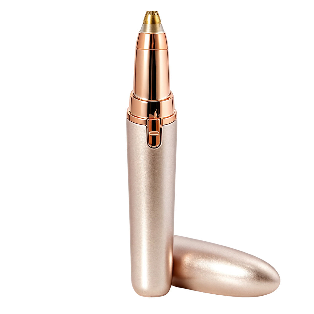 📢📢50% OFF !! ⏰Electric Eyebrow Trimmer Pen with LED Light – USB Rechargeable Precision Hair Remover