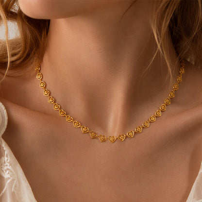 ✨🌙 50% OFF! 💖2026 Sale — Over 19,400 Sold! Radiant Heart Necklace – Whisper-Light, Day-to-Night Glow 💫