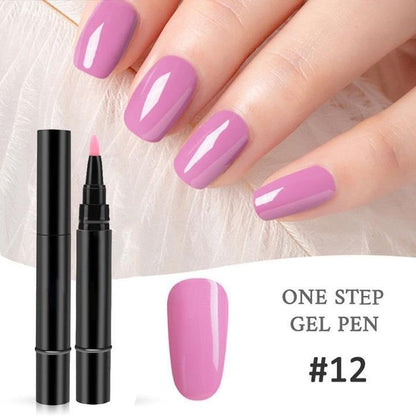 ✨One Step Nail Gel Pen🎨Free handheld mini UV nail lamp💡