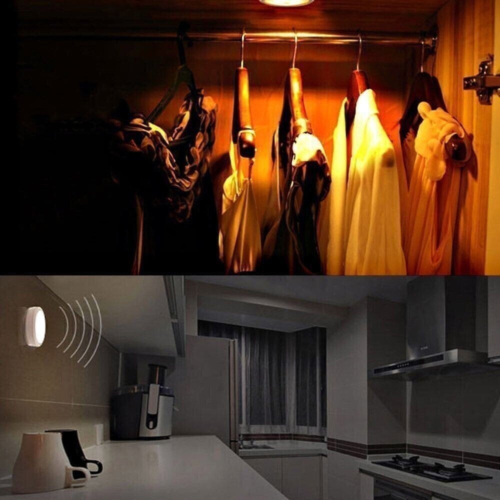 USB Rechargeable Motion Sensor Night Light – Warm or Cool Light