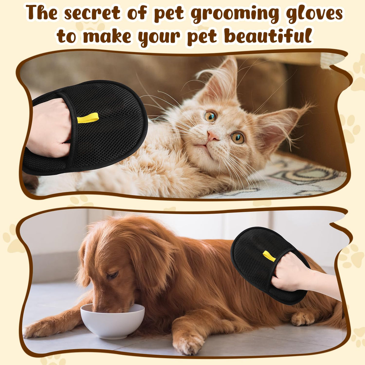 ⏳2025 New Save 50%✨️Pet hair remover Electrostatic gloves