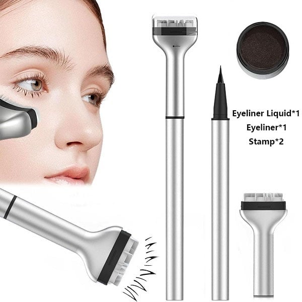 💖Waterproof 2-in-1 Eyeliner & Lower Eyelash Stamp Set