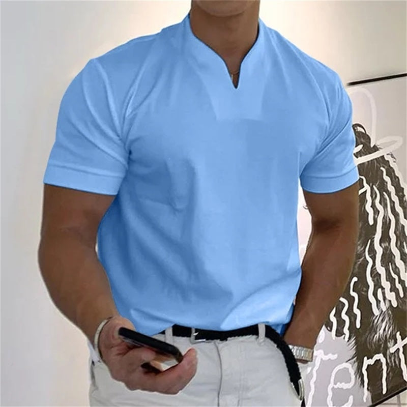 🥳💞Over 50,000 sold!💥Business-casual fitness T-shirt – stay cool and comfortable from the office to the gym. Soft to the touch, breathable and with a sharp cut. An essential addition to your everyday wardrobe💎