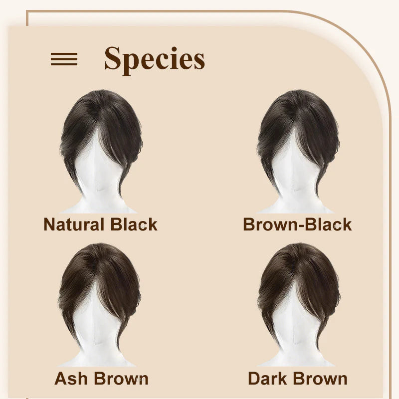 🔥Natural Clip-on Partial Bangs Hair Piec