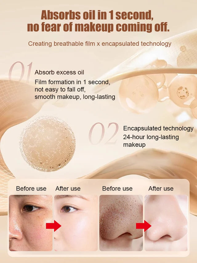 💖Lightweight Waterproof Long-Lasting Natural Finish Foundation