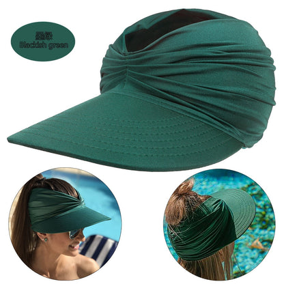 🌞 LIMITED-TIME 50% OFF! 👒 Summer Solid Color Sun Hat – Soft, Wide Brim & Elastic Fit 🍃