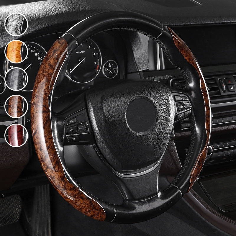 🍃🍃Carbon Fiber Pattern Laser Ultra-thin Non-slip Universal Car Steering Wheel Cover（Buy 2 Free Shipping）