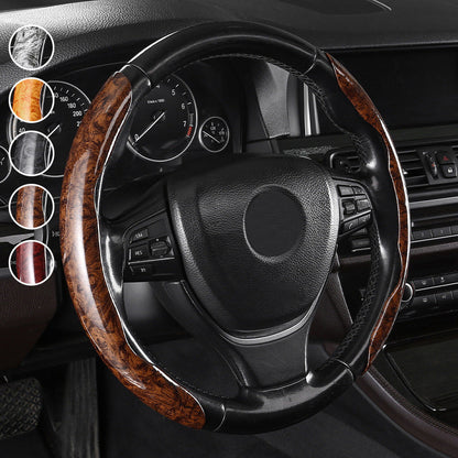 🍃🍃Carbon Fiber Pattern Laser Ultra-thin Non-slip Universal Car Steering Wheel Cover（Buy 2 Free Shipping）