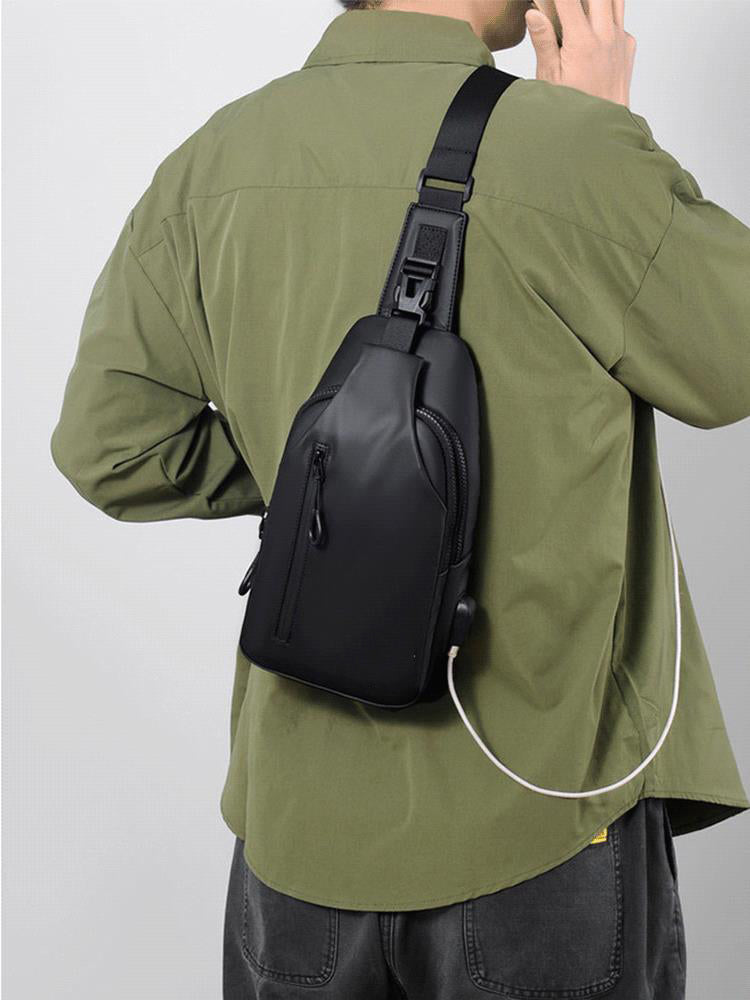 🎒 LIMITED-TIME 50% OFF! ✨ Adjustable Oxford Cloth Crossbody Chest Bag – Slim, Multi-Pocket, Lightweight 🖤